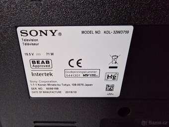 Sony Bravia KDL-32WD759 - 7