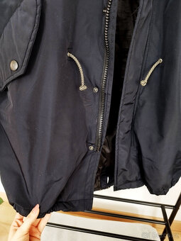 Pánská tmavě modrá podzimní / zimní bunda vel XL - 7