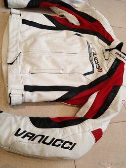 Vanucci Race-Dámská kožená moto kombinéza, dvoudílná - 7