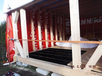Dřevěná konstrukce chaty nebo domu - 7