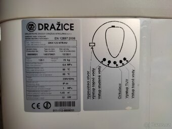 125 litrový ohřívač/zásobník na teplou vodu ke kotli - 7