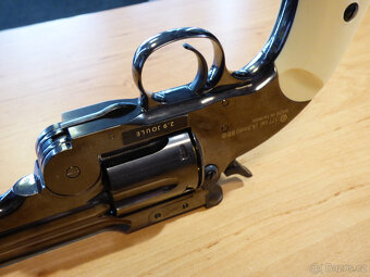 Vzduchový revolver ASG Schofield 6" Silver 4,5mm - 7