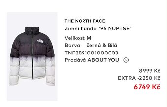 The North Face bunda péřová M - 7