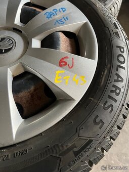 Zimní sada Škoda Rapid,Fabia 3 185/60/15 - 7