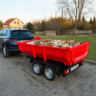 Sklápěcí přívěsný vozík do 750 kg – za auto i čtyřkolku - 7