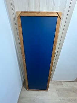 Elegantní vintage zrcadlo v masivním dřevěném rámu - 7