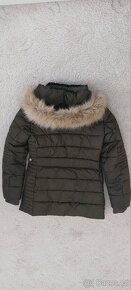 úžasný zimní kabát; dlouhá bunda Zara Xs - 7