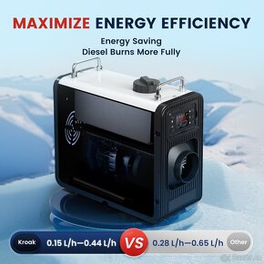Nezávislé naftové topení 5-8kW 12/24/230V, Bluetooth - 7