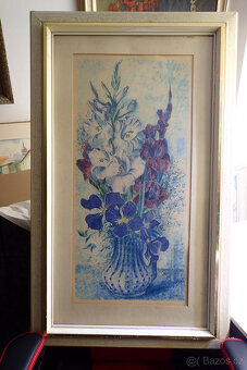 Bohuslav Knobloch - Gladioly - litografie 184/200  - 7