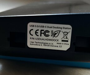 I-tec Dual HDMI/USB 3.0/USB-C Docking Station - 7