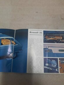 Prodám návody Fiat 125p,prospekt Renault, tab.Porsche - 7