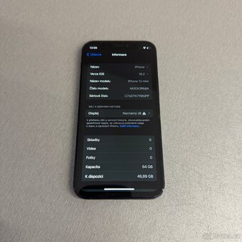 iPhone 12 mini 64GB, pěkný stav, 12 měsíců záruka - 7