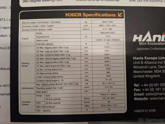 Minibagr Hanix H36 R 3,6 tuny - 7