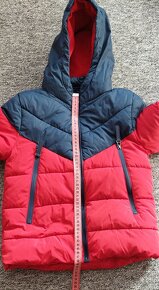 Teplá zimní bunda vel. 128 - 7