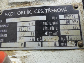 kompresorová jednotka Orlík - 7