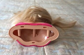 Dětská česací hlava BARBIE výška 21 cm - 7