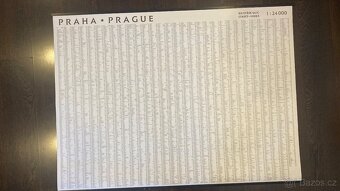 Velká nástěnná mapa Prahy - 7