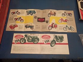 Jawa, ČZ, Perak, Californian, originál prospekty - 7