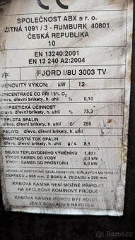 Kamna ABX Fjord s výměníkem - 7