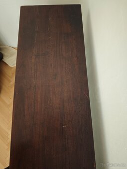 Konzolový stolek / TV komoda / z exotického masivu - 7