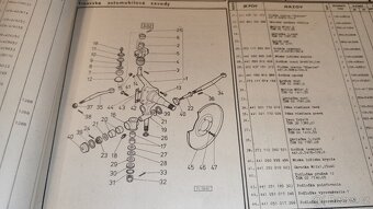 ŠKODA 1203 - seznam náhradních dílů – katalog Š1203 - 7