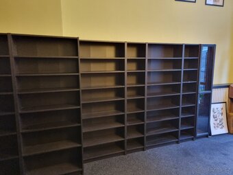 Knihovna,regál BILLY IKEA - černá - více kusů - 7