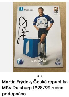 MARTIN FRÝDEK st. (MSV DUISBURG) - prodám originální dres. - 7