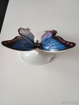 Luxusní porcelánové vázy 22 karátové zlato viz foto + info - 7