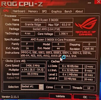 AMD Ryzen 5 9600X - 7