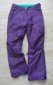 Dámské fialové snow kalhoty oteplováky Reaper M - 7