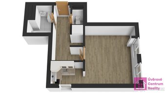 Pronájem bytu 1+kk, 32 m2 - Břeclav - Poštorná, ev.č. 00103 - 7