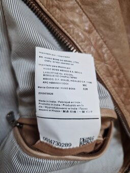 Pánská kožená bunda Hugo Boss velikost 62 (2XL) c640 - 7