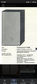 Reproduktory Heco Professional P5000 (Revox) - 7