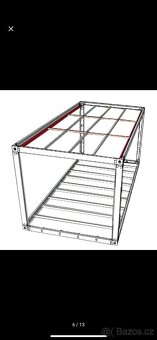 Rozebíratelný kontejnerový rám GENG 6m x 3m - 7