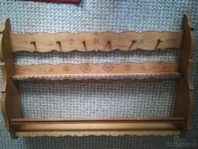 Polička vyřezávaná velká - 7