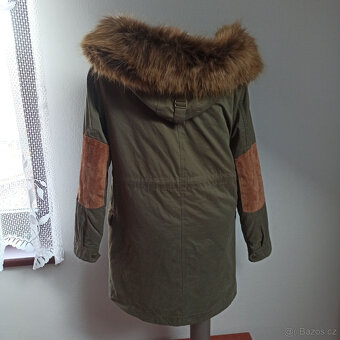 dámská zimní bunda - parka vel. M   ZARA  TOP STAV - 7