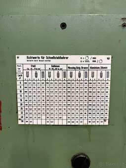 Stojanová vrtačka Heckert BS 32 AI – funkční - 7