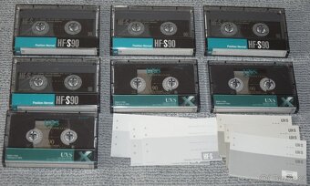 SONY HF-S 90min typ I + SONY UX-S 90min TYP II/CrO2, 7ks - 7