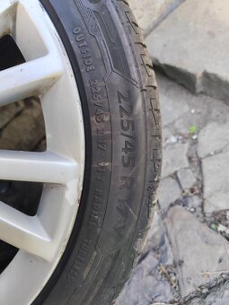 Alu kola 5x112 R17 s letním pneu - 7