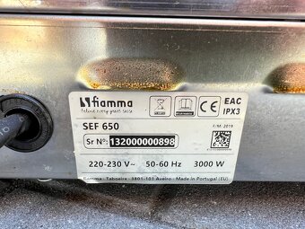 Salamandr grill Fiamma SEF 650 top stav - 7