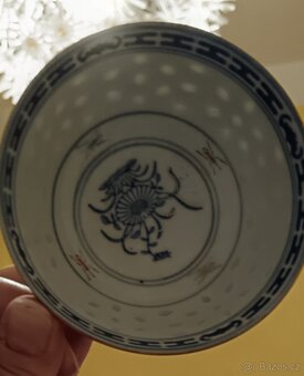 čínský rýžový porcelán - 7