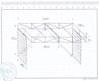 Ocelový přístřešek / konstrukce č.7 - 7
