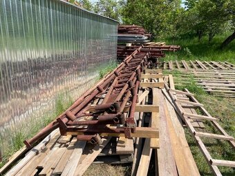 Plechová hala 180m2 10x18 výška 4m (sklad) rozložená - 7