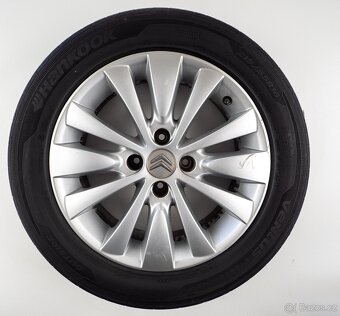 Citroen C4 - Originání 16" alu kola - Letní pneu - 7