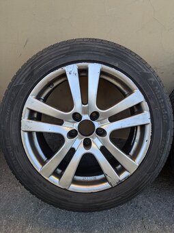 Sada alu kol Mercedes Benz s letními pneu 245/45/17 - 7