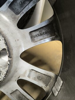 ALU kola Mazda CX3 5x114,3 r16 Originál, zimní pneu 6mm - 7