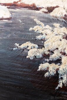 Zimní hory, sign.Strasser, 900 × 700 mm - 7