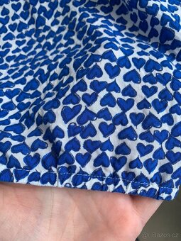 Blůza, halenka Christian Berg modrobílá se srdíčky vel. 40 - 7