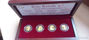 Sada 4 zlatých medailí Doba Rudolfa II. 2009 PROOF, Au 999 - 7