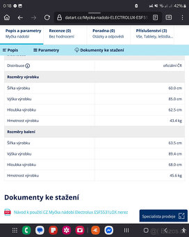 myčka samostatně stojící - 7